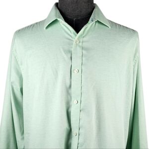 Tom Baine Performance Collection Slim Fit Men's Long Sleeve Button Down Size XXL